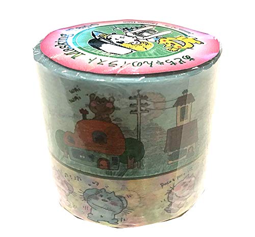 Amazon.co.jp: 水森亜土 マスキングテープ 8種類 (おうち): 文房具