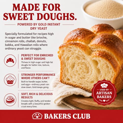 Image of Bakers Club Baking Ingredients (8oz, Gold Yeast)