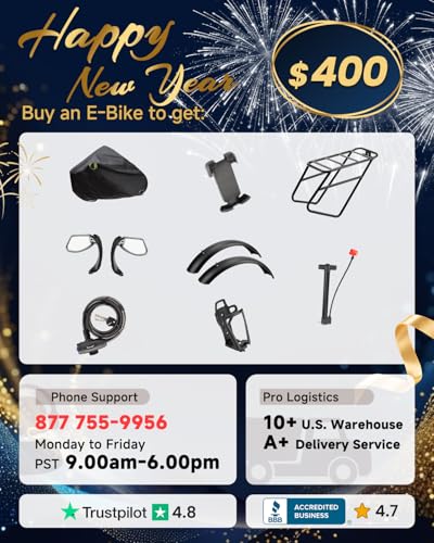 Image of PUCKIPUPPY Electric Bike for Adults 960W, 48V 20AH Battery Adult Electric Bicycles, 26 inch Fat Tire Full Suspension Step-Thru Ebike, 28MPH Mountain Ebike, 7 Speed, 80Miles Range-Boxer ST