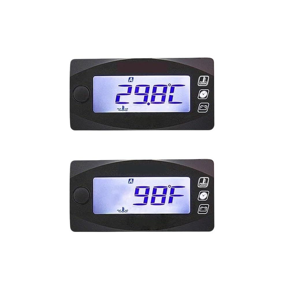 Indicador Display Marcha Medidor De Temperatura Dual Para