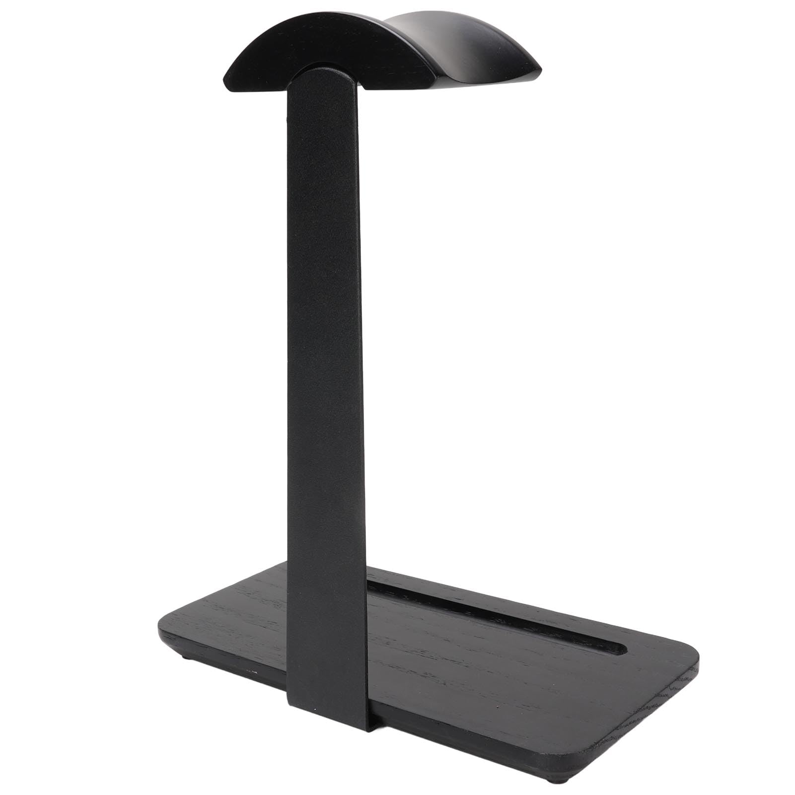 Tosuny Supporto per Cuffie in Noce con Base in Lega di Alluminio, per Uso | Anti Slip Desktop Headset Holder, Space Saving Rack for Gaming and Music Headphones