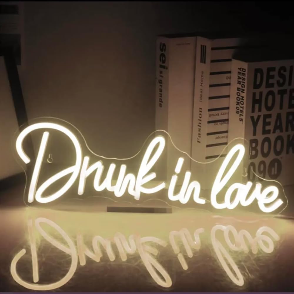 LED Sign Bar Neon Signs Drinks Led Lights Tiki Bar Wall Decorative Night Lamps Party Decoration Light USB Brightness Adjustable
