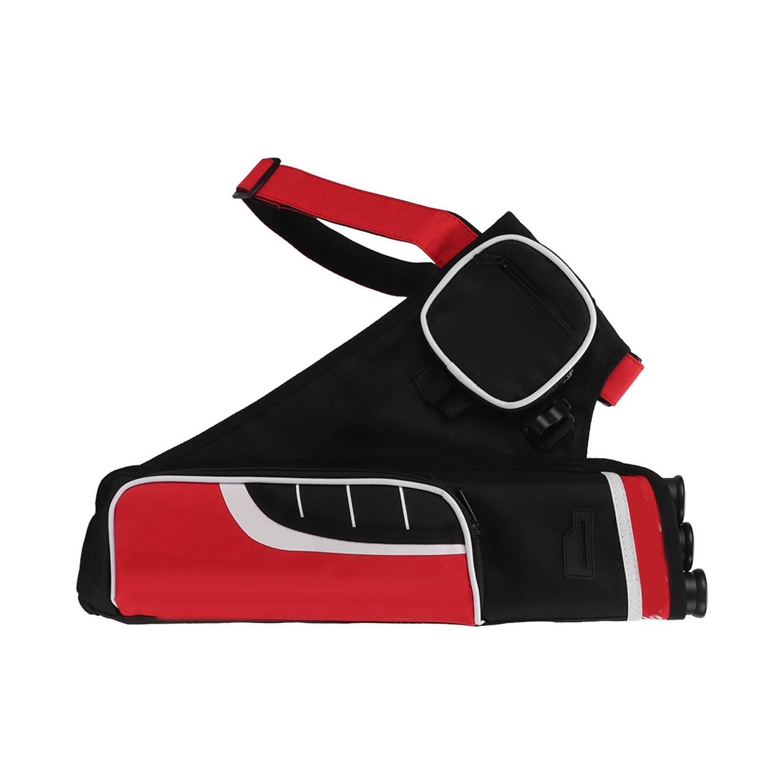 ACOGEDO Multidireccional Portátil y Bolsa de Almacenamiento para Tiro con con Cómodo Diseño de Cintura a Horcajadas, Rojo — view 3
