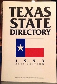 Hardcover Texas State Directory Book