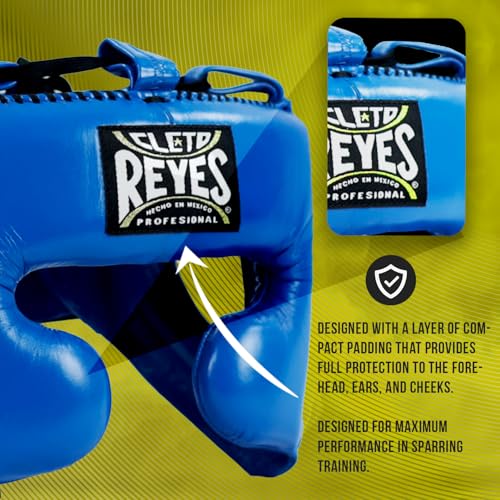 Image of CLETO REYES Boxing Headgear with Cheek Protection for Men and Women, Protective Head Guard Face Saver, Sparring Fighting