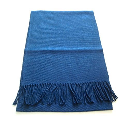 Écharpe femme bleue anti-irritation pour protéger les cous sensibles