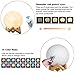toyuugo Moon lamp (5.9 Inch), 3D Print LED Moon Light Lamp Moon Light for Kids, Dimmable Touch Control Brightness Light for Home Decoration and Gifts for Lover,Parents,Friends, 16 RGB Color