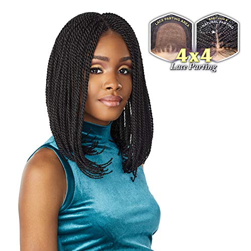 Sensationnel Lace Front Wig - Cloud 9 4X4 Braided Lace Wig Senegal Twist Bob #TOP27