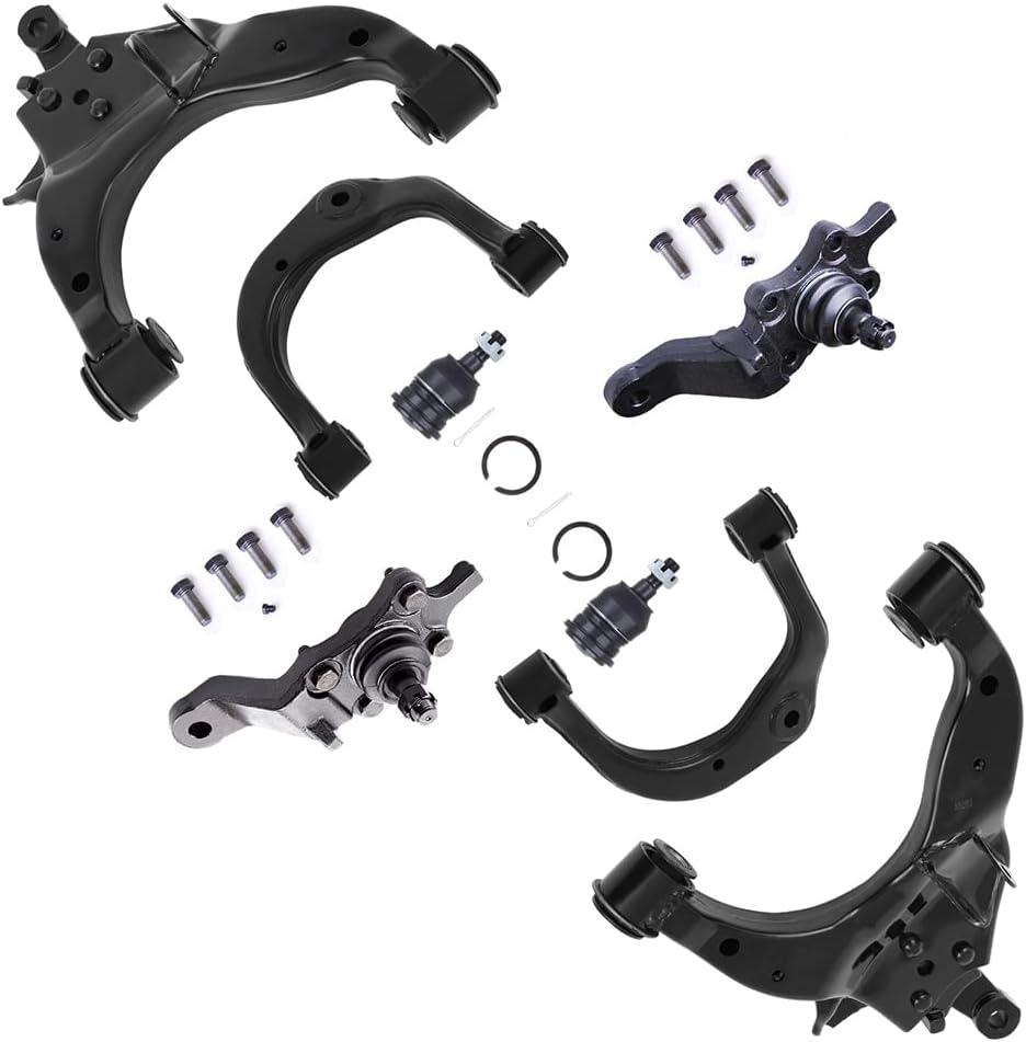 SCITOO 8pcs Front Suspension Kit Lower Control Arm Upper Control Arm Ball Joints fit for 1996-2002 for Toyota for 4Runner