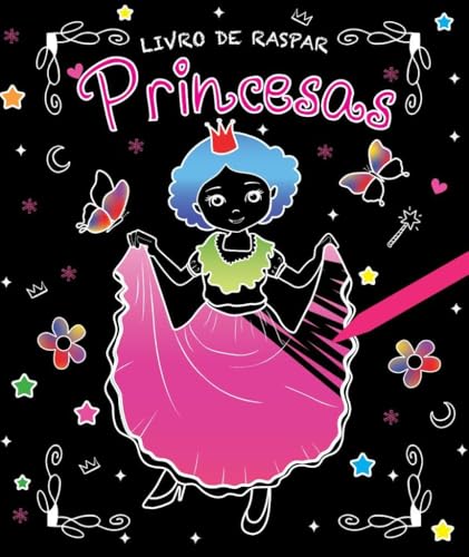 Livro de raspar – princesas: