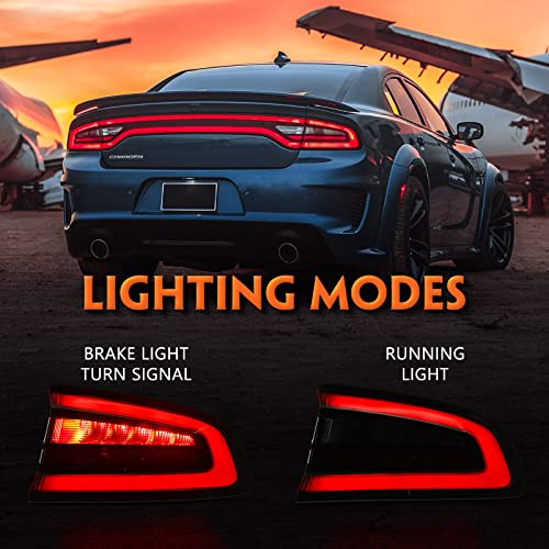 Fione - For Dodge Charger Tail Light Assembly 2015-2021 Right Passenger Side Outer Rear Light 68213144Ac Ch2801208 #TOP1