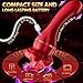 New Red Big Mouth Toy Adult Tools for Women Powerful 10 Modes Realistic Silicone Waterproof Handheld USB Magnetic Charging Portable Sensory Toys for Your Lady Travel Essentials