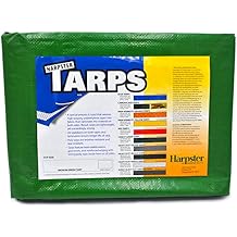 Harpster Tarps 25ft. x 45ft. Medium Green All-Purpose Waterproof 4.5 oz Poly Tarp - 10 mil