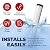 Healthy Spring Clean Home Whole House Water Filter System – High-Capacity Carbon Filter for Chlorine & Chloramine Reduction, Up to 600,000 Gallons, Includes Pre-Filter Kit and Replacement Filter