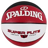 Composite leather Spalding basketballs, Unisex-Adult, Red, 7