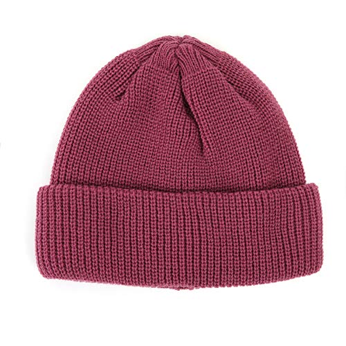 Undercontrol Fisherman Marine Fit Strap Beanie Hat Free Size - Unisex Plain Watch Cap (Pink) #TOP1