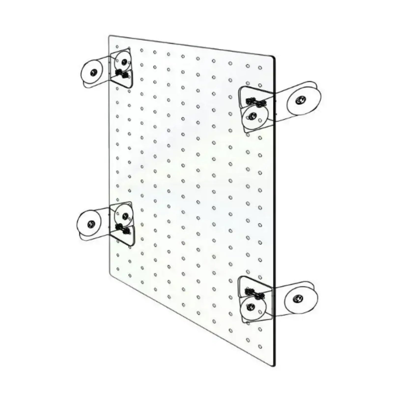 Separador de Acuario Placa de Aislamiento for pecera, Flexible y cortable, Divisor for cría de Peces(30x30cm)