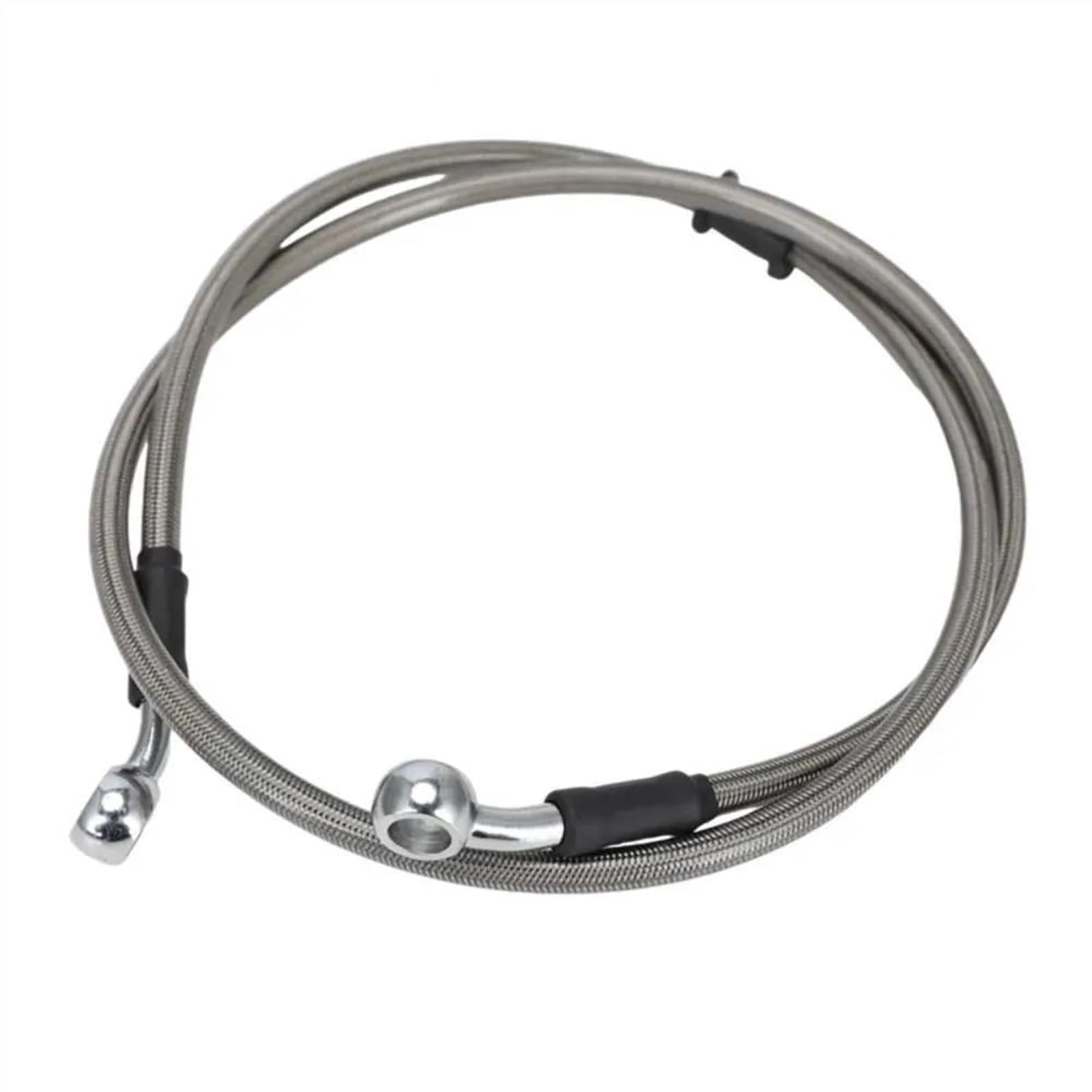 Ksxzw Silver Motorbike Part Motorcycle Brake Clutch Oil Hoses 1400Mm 28 Degree Motorbike Replacement Accessories