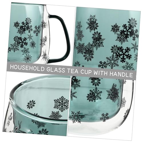 Tasse à eau en verre double couche isolée café thé Cabilock 201-300 ml
