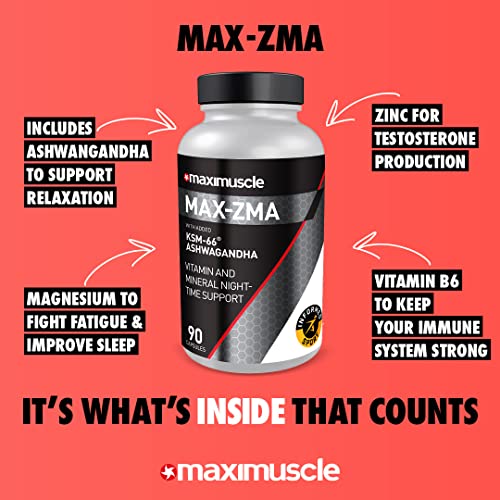 Maximuscle-Max-ZMA-Zinc-Magnesium-Vitamin-B6-KSM-66-Ashwagandha-for-Recovery-Support-90-Capsules-1-Month-Supply