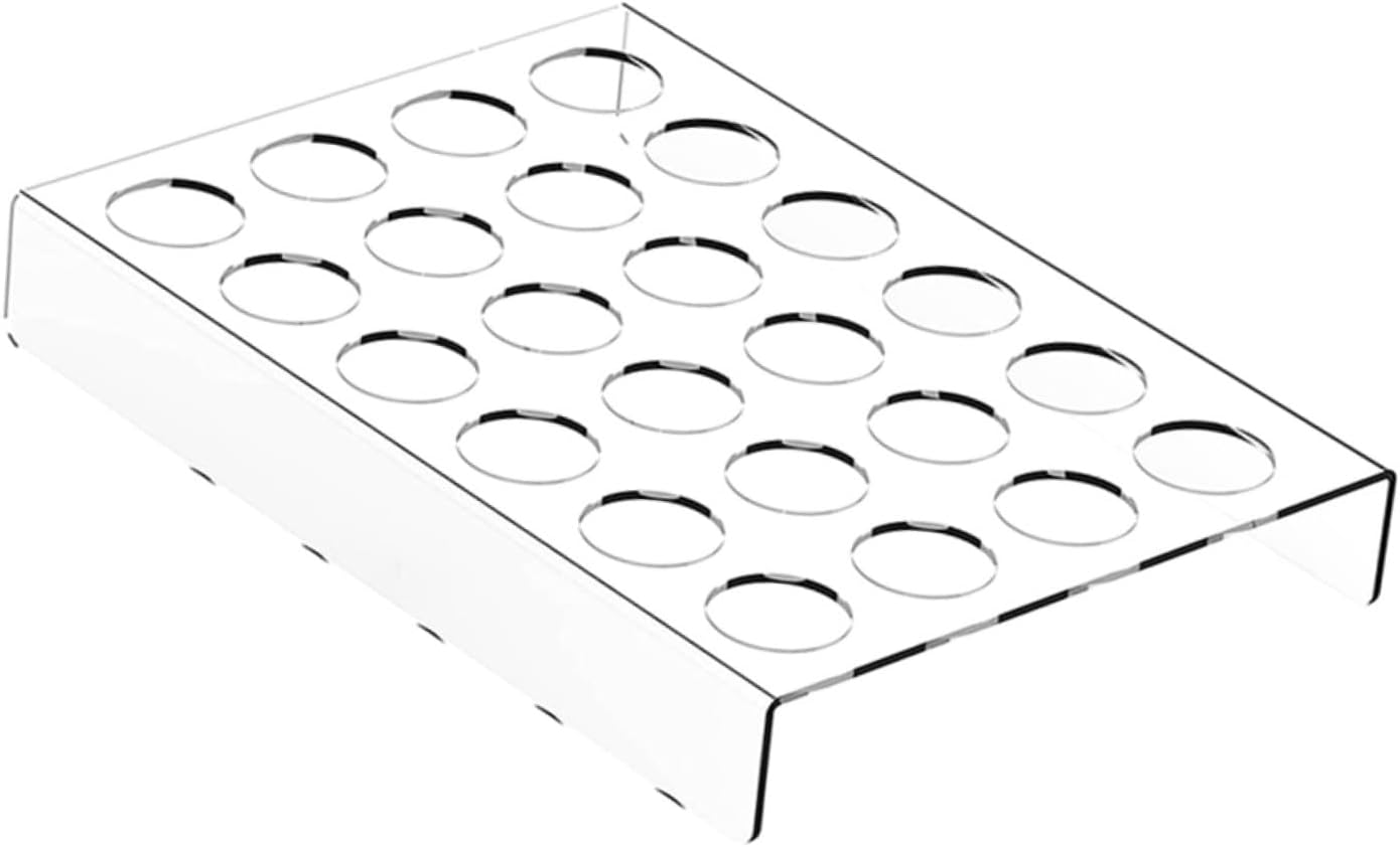 Transparent Acrylic Coffee Capsule Holder Rack Space-saving Coffee Pod Organizer for Home Office Sturdy and Stylish Display Stand