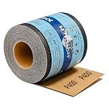 400 Körnung Schleifpapier Rolle, 93 mm breit 10 m lang Nass- und Trockenschleifpapier, Schleifblätter zum Schleifen von Auto, Trockenbau, Metall und Holz