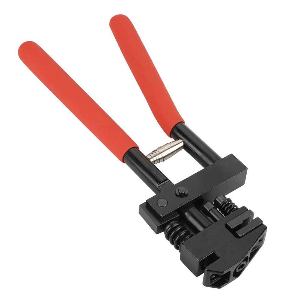 Punzonatrice per Bordi in Acciaio Al Carbonio 2 in 1 Joggler Adatto per Crimpare Lamiere, Perforatore 5 Mm per Flangiatura di Testa in Metallo, Pinza per Punzonatura di