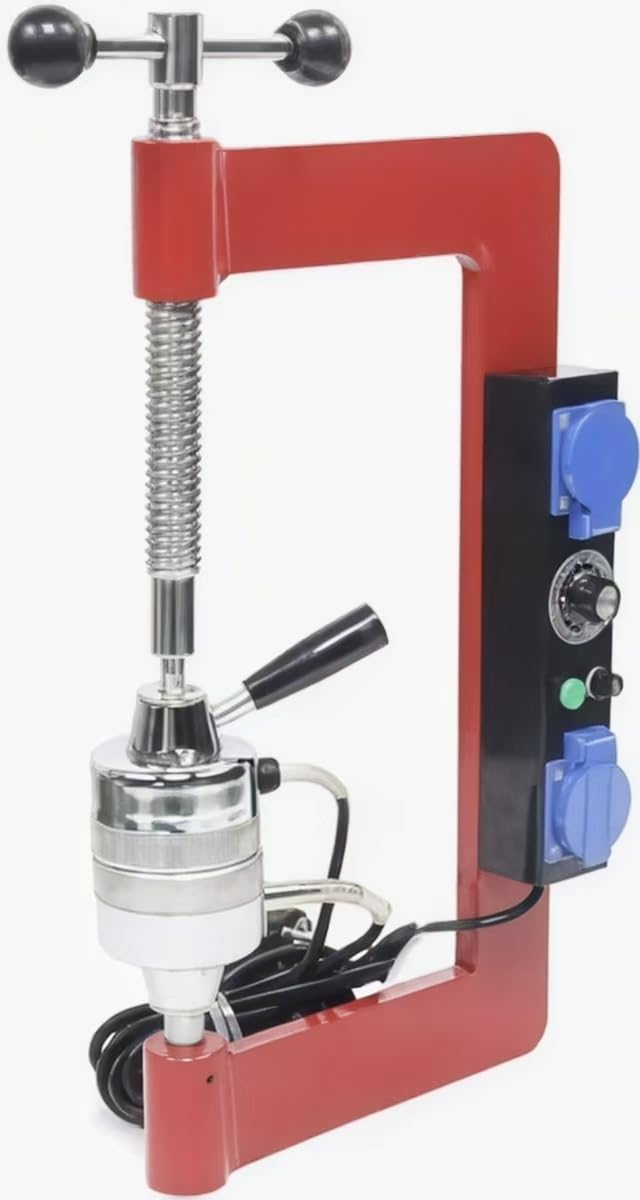 Máquina automática de vulcanización de neumáticos para reparación de automóviles, Camiones, Motocicletas y Bicicletas con Control de Temperatura y Temporizador - Kit de reparación Profesional