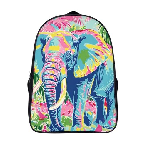 Mochila infantil de elefante 3D para colegio y viaje de niños y niñas 40x28x16cm