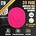 Skin Grip CGM Sensor Patches Compatible with Medtronic Guardian (20-Pack), Waterproof & Sweatproof for 10-14 Days, Pre-Cut Adhesive Tape, Continuous Glucose Monitor Patch, Pink