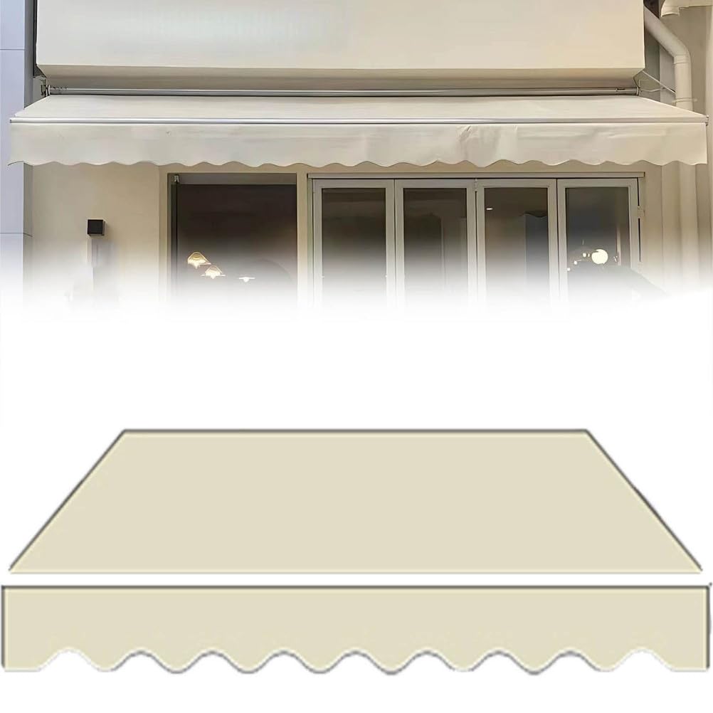 Tela de toldo impermeable 3x1,5m para renovar tu terraza con poliéster Ripstop 320g