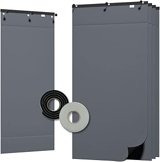 Audimute Soundproofing Acoustic Pro Sound Kit - Door Seal Kit and Sheets (Steel)