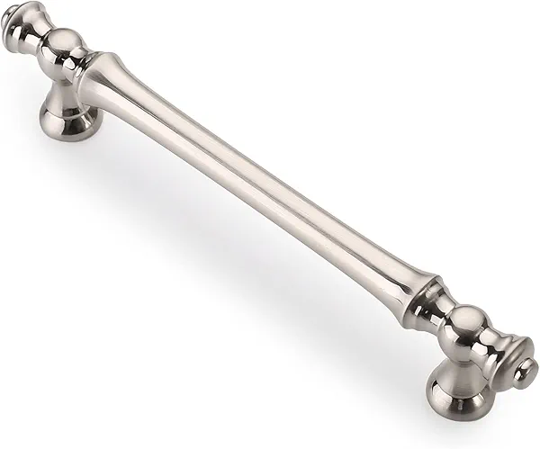 Asidrama 6 Pack 5 Inch(128mm) Brushed Satin Nickel Kitchen Cabinet Handles, Cabinet Pulls Kitchen Cabinet Hardware for Cupboard Drawer Pulls