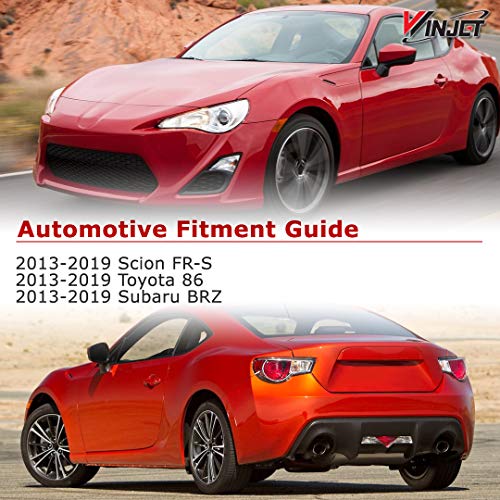 Winjet Wj20-0323-16 Led Tail Lights For 2012-2016 Toyota Scion Subaru 86 Fr-S Brz - Gloss Black/Clear #TOP4