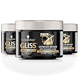 Pack de 4 Gliss Maschera ultimo Repair Anti-Damage 6.1 Ounce Jar (180ml) (3 Pack)