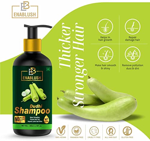 Image of Dudhi Shampoo for Hair Growth and Hair Fall Control - Lauki Hair Shampoo