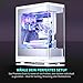 Phanteks Evolv X2 Mid-Tower, E-ATX, ATX Gaming PC Case, Vertical Airflow Design, Tempered Glass Panels, Brushed Aluminum Interior, Integrated ARGB Lighting, Silver White