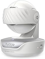 Vista 2 de HUBBLE CONNECTED Eclipse Sound Machine y Nursery Pal Touch Bundle; Monitor inteligente WiFi de 5 pulgadas con cámara y audio; soporte de pared