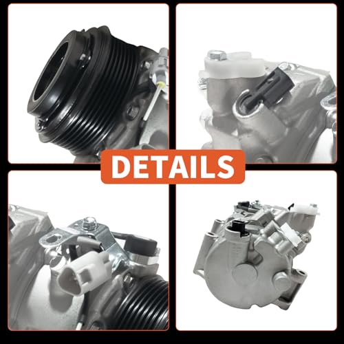 Image of A /C AC Compressor with A /C Clutch Fits for Toyota Camry 3.5L 2012‑2017 | for Sienna Highlander Avalon 3.5L 2011‑2018,for Lexus ES350 RX350 GS350 3.5L 2010-2018,Replaces CO29042C,8832006160