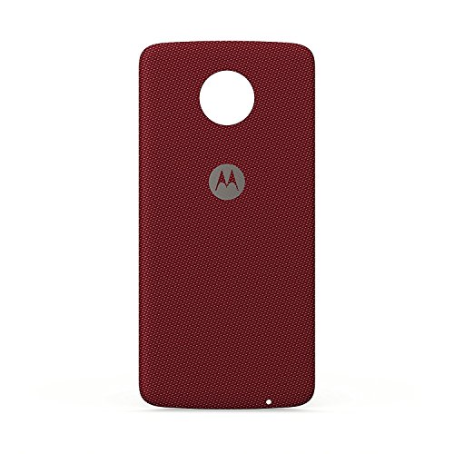 Motorola Phone Case for Moto Z, Force - Crimson Ballistic Nylon Fabric