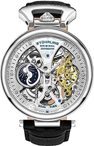 gents skeleton watch