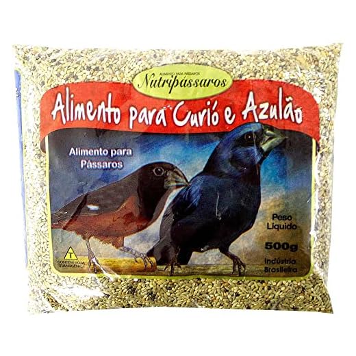 Mistura para Pássaros com Mel Curió e Azulão 500g