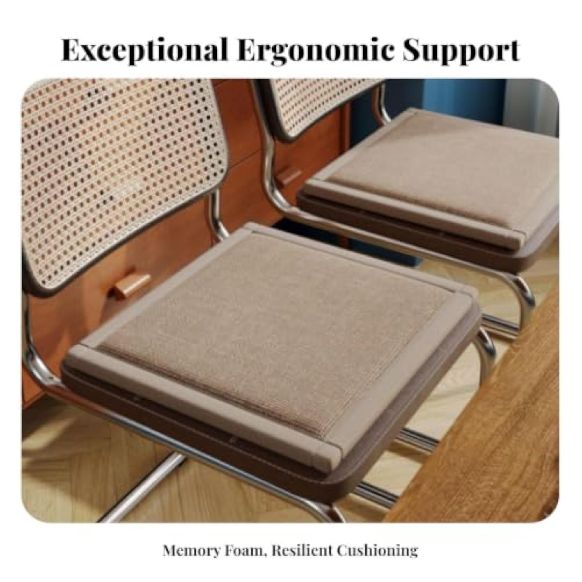 Thickened Dining Chair Pad, Breathable Non-Slip Cushion