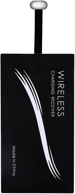 1000 mAh Qi Wireless Charger Receiver, USB Type-C Ultra Thin Wireless Charging Receiver for All USB C port Android System