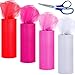 Supla 4 Colors Valentine's Day Tulle Rolls White Pink Red Fuchsia Tulle Fabric Ribbon Tulle Netting Rolls Spool - 6" by 25 Yards/Spool for Valentine Wreath Hair Bows Party Table Skirt Dress