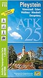  ATK25-F15 Pleystein (Amtliche Topographische Karte 1:25000): Vohenstrauß, Eslarn, Waidhaus, Moosbach, Georgenberg, Oberpfälzer Wald (ATK25 Amtliche Topographische Karte 1:25000 Bayern)