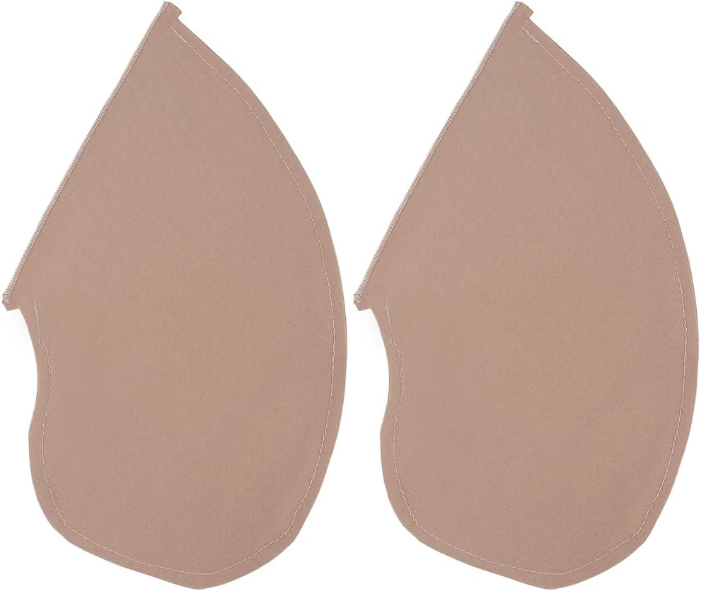 BENECREAT 2Pcs White Sew-in Side Pocket, DIY Clothing Inner Pockets, Travel Security Pocket Hidden Wallet for Dress, Shirt, Jacket, Hoodies, Coat, Sweatshirts