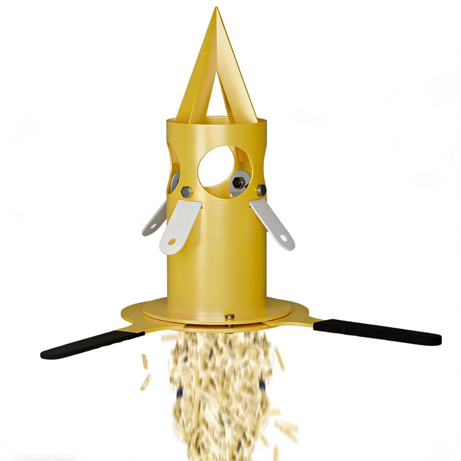 Robuster Großbeutelspender mit Griffschalter, zum Entladen von Tierfutter, Getreide, Sand und Pellets