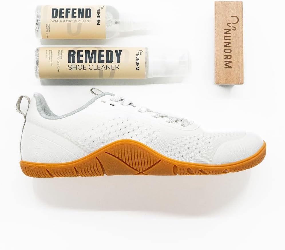 NUNORM Rescue Kit | Shoe Cleaner Kit, Sneaker and Shoes 100ml Shoe Cleaner Foam & Dirt, Water Repellant with 1 Brush Shoe, Clear