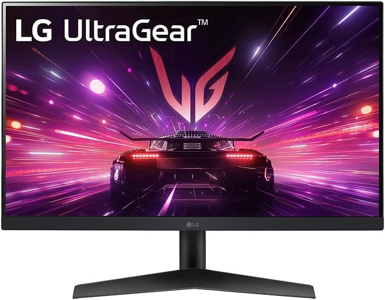 Image of LG Ultragear Gaming Monitor 24GS60F, 24 Inch, 1080P, 180Hz, 1Ms Response Time, HDR 10, NVIDIA G-Sync & AMD Freesync Compatible, Smart Energy Saving, LCD Displayport, HDMI